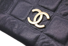Load image into Gallery viewer, CHANEL シャネル カードケース アイコンライン 8番台 ココマーク ブラック レザー ゴールド金具 美品 中古 58610