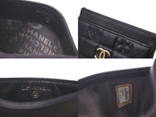 Load image into Gallery viewer, CHANEL シャネル カードケース アイコンライン 8番台 ココマーク ブラック レザー ゴールド金具 美品 中古 58610