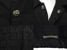 Load image into Gallery viewer, 極美品 CHROMEHEARTS クロムハーツ RIGGINS FBRC VJ N ジャケット ブラック コーチジャケット ナイロン 2225-304-6558 XL 中古 58617