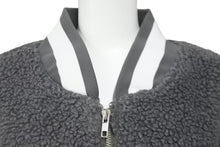 Load image into Gallery viewer, Billionaire Boys Club ビリオネアボーイズクラブ ボア バーシティ ジャケット グレー 刺繍 BBCJP223X003 XL 美品 中古 58618