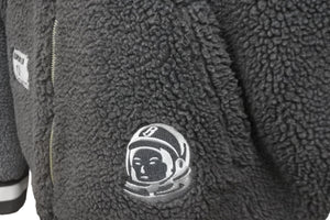 Billionaire Boys Club ビリオネアボーイズクラブ ボア バーシティ ジャケット グレー 刺繍 BBCJP223X003 XL 美品 中古 58618