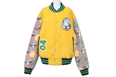 極美品 Billionaire Boys Club ビリオネアボーイズクラブ ラッキー ジャケット OLD GOLD 811-7400 イエロー サイズXL 中古 58619