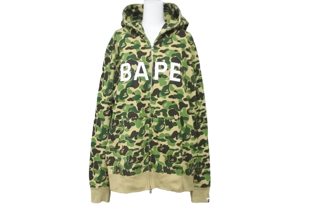 A BATHING APE アベイシングエイプ パーカー CAMO BAPE ジップアップ