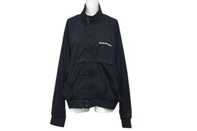 極美品 CHROME HEARTS クロムハーツ CHプラス 総柄 ナイロン ジャケット ブラック ロゴ プリント ジップ サイズM 美品 中古 58622