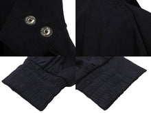 Load image into Gallery viewer, 極美品 CHROME HEARTS クロムハーツ CHプラス 総柄 ナイロン ジャケット ブラック ロゴ プリント ジップ サイズM 美品 中古 58622