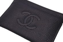 Load image into Gallery viewer, CHANEL シャネル カードケース ココマーク 16番台 ブラック キャビアスキン 美品 中古 58633
