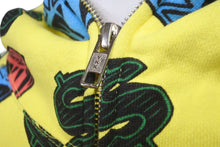 Load image into Gallery viewer, Billionaire Boys Club ビリオネアボーイズクラブ ジップアップ DIAMOND &amp; DOLLAR 20SS イエロー コットン XL 美品 中古 58638