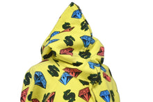 Load image into Gallery viewer, Billionaire Boys Club ビリオネアボーイズクラブ ジップアップ DIAMOND &amp; DOLLAR 20SS イエロー コットン XL 美品 中古 58638