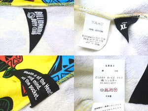 Billionaire Boys Club ビリオネアボーイズクラブ ジップアップ DIAMOND & DOLLAR 20SS イエロー コットン XL 美品 中古 58638