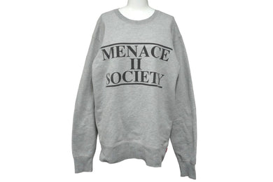 Supreme シュプリーム スウェット 14SS Menace II Society グレーサイズM コットンポリエステル 良品 中古 58640 