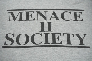Supreme シュプリーム スウェット 14SS Menace II Society グレーサイズM コットンポリエステル 良品 中古 58640 