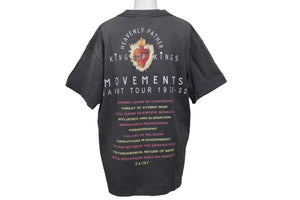 極美品 SAINT MICHAEL セントマイケル 2023/S/S EYES SS TEE 半袖Ｔシャツ SM-S23-0000-004 グレー コットン 中古 58652