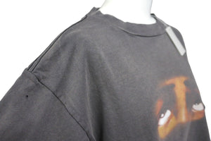 極美品 SAINT MICHAEL セントマイケル 2023/S/S EYES SS TEE 半袖Ｔシャツ SM-S23-0000-004 グレー コットン 中古 58652