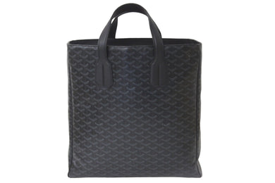 限定カラー 新品同様品 GOYARD ゴヤール トートバッグ ヴォルテール ヘリンボーン柄 ブラック 中古 58659