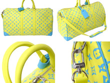 Load image into Gallery viewer, 極美品 LOUIS VUITTON ルイヴィトン M21869 キーポルバンドリエール50 モノグラムプレイグラウンド イエロー 中古 58662