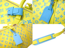 Load image into Gallery viewer, 極美品 LOUIS VUITTON ルイヴィトン M21869 キーポルバンドリエール50 モノグラムプレイグラウンド イエロー 中古 58662