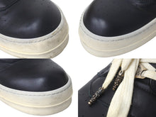 Load image into Gallery viewer, Rick Owens リックオウエンス クロムハーツ スニーカー ジオバスケット CHクロス装飾 ブラック レザー サイズ43 美品 中古 58663