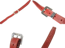 Load image into Gallery viewer, GOYARD ゴヤール ショルダーバッグ ベルヴェデールMM ヘリンボーン コーティングキャンバス レッド シルバー金具 美品 中古 58667