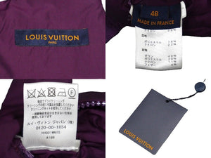 LOUIS VUITTON ルイヴィトン ベスト モノグラムエンボスミッドレイヤー HHGO1WNIS パープル 美品 中古 58669