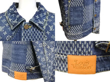 Load image into Gallery viewer, 極美品 LOUIS VUITTON ルイヴィトン NIGO デニムジャケット ジャイアントダミエウェーブスモノグラム 20AW HJA10WUZC 中古 58670
