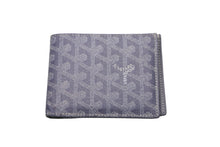 Load image into Gallery viewer, GOYARD ゴヤール 二つ折り財布 ウォレット ヘリンボーン グレー ゴヤールディンキャンバス 美品 中古 58675