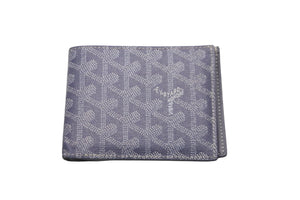 GOYARD ゴヤール 二つ折り財布 ウォレット ヘリンボーン グレー ゴヤールディンキャンバス 美品 中古 58675