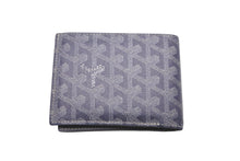 Load image into Gallery viewer, GOYARD ゴヤール 二つ折り財布 ウォレット ヘリンボーン グレー ゴヤールディンキャンバス 美品 中古 58675