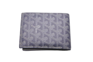 GOYARD ゴヤール 二つ折り財布 ウォレット ヘリンボーン グレー ゴヤールディンキャンバス 美品 中古 58675