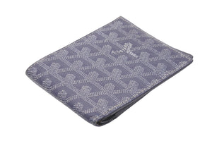 GOYARD ゴヤール 二つ折り財布 ウォレット ヘリンボーン グレー ゴヤールディンキャンバス 美品 中古 58675