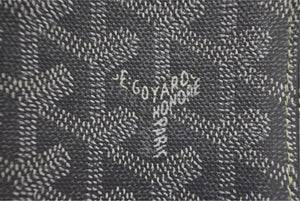 GOYARD ゴヤール 二つ折り財布 ウォレット ヘリンボーン グレー ゴヤールディンキャンバス 美品 中古 58675
