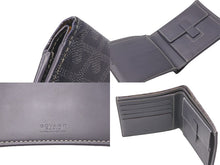 Load image into Gallery viewer, GOYARD ゴヤール 二つ折り財布 ウォレット ヘリンボーン グレー ゴヤールディンキャンバス 美品 中古 58675
