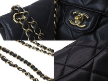 Load image into Gallery viewer, CHANEL シャネル ショルダーバッグ マトラッセチェーンショルダー20 黒 31番台 ゴールド金具 ラムスキン 美品 中古 58678