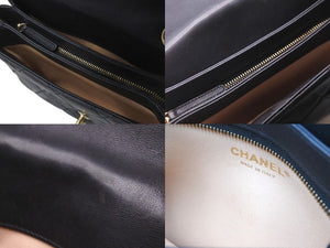 CHANEL シャネル ショルダーバッグ マトラッセチェーンショルダー20 黒 31番台 ゴールド金具 ラムスキン 美品 中古 58678