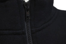 Load image into Gallery viewer, WTAPS ダブルタップス 18AW PLAYER 01 スウェットシャツ ハーフジップ ブラック フリース サイズ2 182ATDTM-CSM13 美品 中古 58698