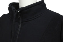 Load image into Gallery viewer, WTAPS ダブルタップス 18AW PLAYER 01 スウェットシャツ ハーフジップ ブラック フリース サイズ2 182ATDTM-CSM13 美品 中古 58698
