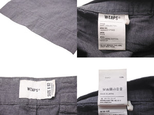 WTAPS ダブルタップス パンツ タックパンツ グレー サイズ 2  TUCK 182GWDT-PTM02 美品 中古 58701