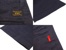画像をギャラリービューアに読み込む, WTAPS ダブルタップス チノパン パンツ WAY OF LIFE ネイビー サイズ M 旧タグ 112LTDT-PTM05 良品 中古 58702