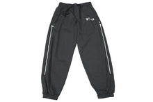 Load image into Gallery viewer, WTAPS ダブルタップス 19SS リフレクター ロゴ トラック パンツ ブラック ナイロン 191BRDT-PTM02 サイズ01 美品 中古 58703