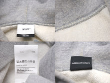 Load image into Gallery viewer, WTAPS ダブルタップス WTVUA OUTRIGGER アウトリガー パーカー グレー 181ATDT-CSM11 サイズ 3 コットン 良品 中古 58704