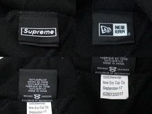 Load image into Gallery viewer, Supreme シュプリーム × New Era ニューエラ コラボ ニットキャップ S刺繍 ロゴ ビーニー アクリル ブラック 17AW 良品 中古 58710
