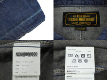 Load image into Gallery viewer, NEIGHBORHOOD ネイバーフッド デニムジャケット チャイナジャケット ネイビー サイズM 美品 中古 58716