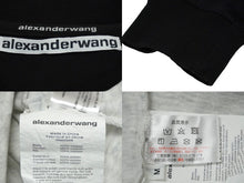 画像をギャラリービューアに読み込む, Alexander Wang アレキサンダーワン スウェット トレーナー 切り返しロゴ刺繍 コットン ホワイト ブラック M 良品 中古 58719 