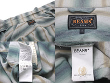 Load image into Gallery viewer, BEAMS PLUS ビームス プラス オンブレストライプジップジャケット グリーン 11-18-4814-139 サイズS 美品 中古 58726