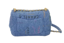 Load image into Gallery viewer, 新品未使用 CHANEL シャネル チェーンショルダーバッグ AS3134 マトラッセ デニム ブルー マルチカラー ゴールド金具 58748
