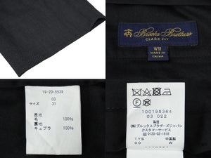 Brooks Brothers ブルックスブラザーズ スラックス パンツ グレー 毛 サイズW31 19-20-5539 美品 中古 58758