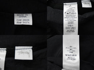 STUSSY ステューシー リバーシブル シェルパフリース ナイロン ジップジャケット イエロー レオパード S 118529 美品 中古 58760