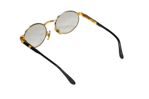 GIANFRANCO FERRE ジャンフランコフェレ オーバル 眼鏡 GFF 358 ゴールド メタル アイウェア 小物 52□20 良品 中古 58765