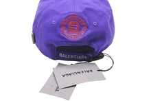 Load image into Gallery viewer, 極美品 BALENCIAGA バレンシアガ 22SS スノーボード キャップ パープル ロゴ 刺繍 帽子 680739 サイズL 中古 58782
