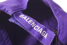 Load image into Gallery viewer, 極美品 BALENCIAGA バレンシアガ 22SS スノーボード キャップ パープル ロゴ 刺繍 帽子 680739 サイズL 中古 58782