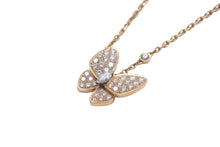 Load image into Gallery viewer, 極美品 Van Cleef &amp; Arpels ヴァンクリーフ＆アーペル ネックレス ドゥ パピヨン ペンダント VCARP3DP00 K18YG VVS 中古 58785